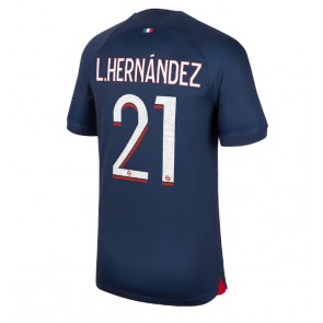 Paris Saint-Germain Lucas Hernandez #21 Hemmatröja 2023-24 Kortärmad